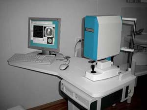 aberrometer MultiSpot250 in departament of refractioned corrections