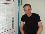 On the conference. Alexey Goncharov and his Poster