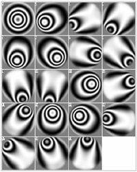 Measured response functions of deformable mirror electrodes